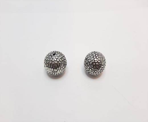 Antique Silver Plated beads - 44064
