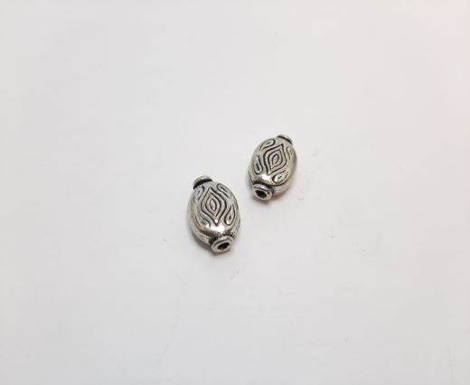 Antique Silver Plated beads - 44070