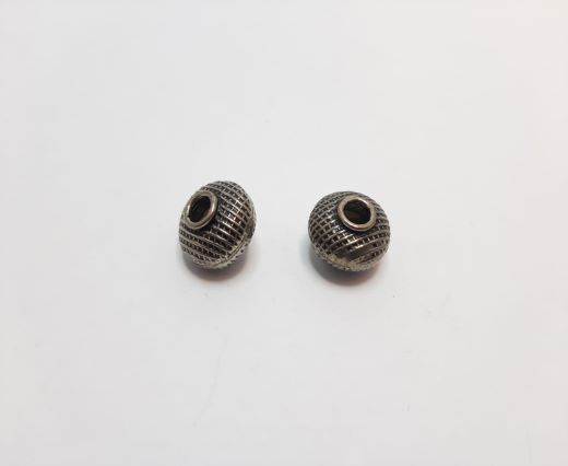 Antique Silver Plated beads - 44076
