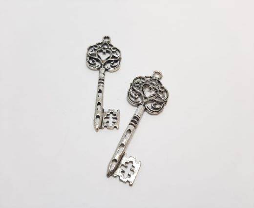 Antique Silver Plated beads - 44077