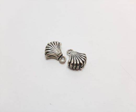Antique Silver Plated beads - 44079