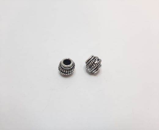 Antique Silver Plated beads - 44085
