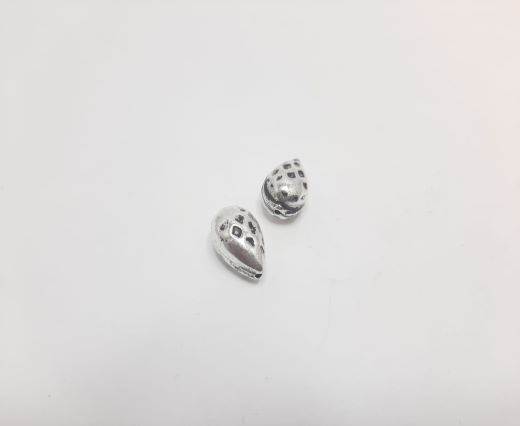 Antique Silver Plated beads - 44093
