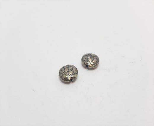 Antique Silver Plated beads - 44105