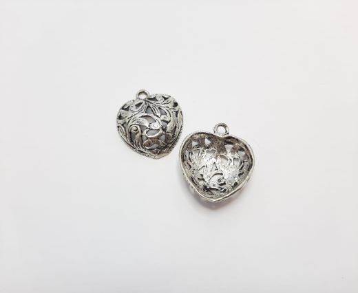 Antique Silver Plated beads - 44107