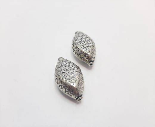 Antique Silver Plated beads - 44119