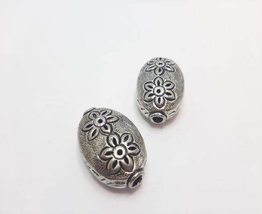 Antique Silver Plated beads - 44120