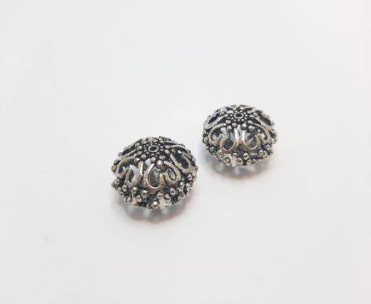Antique Silver Plated beads - 44122