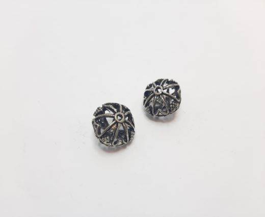 Antique Silver Plated beads - 44123