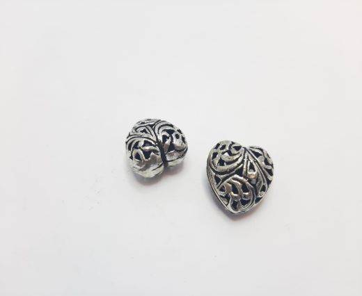 Antique Silver Plated beads - 44124