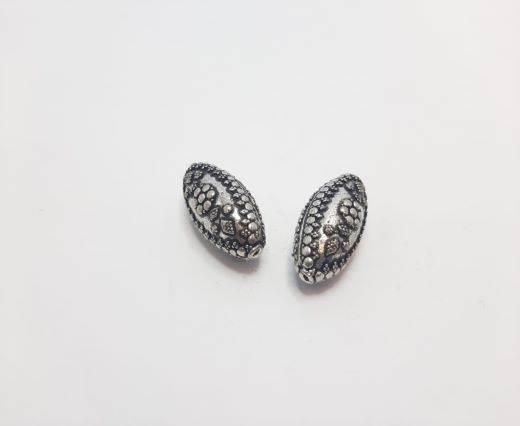 Antique Silver Plated beads - 44125