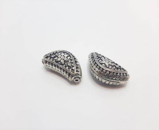 Antique Silver Plated beads - 44131