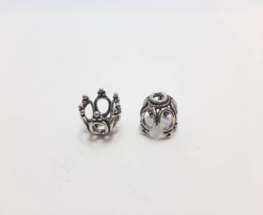 Antique Silver Plated beads - 44132