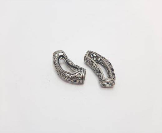 Antique Silver Plated beads - 44133