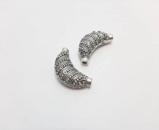 Antique Silver Plated beads - 44134