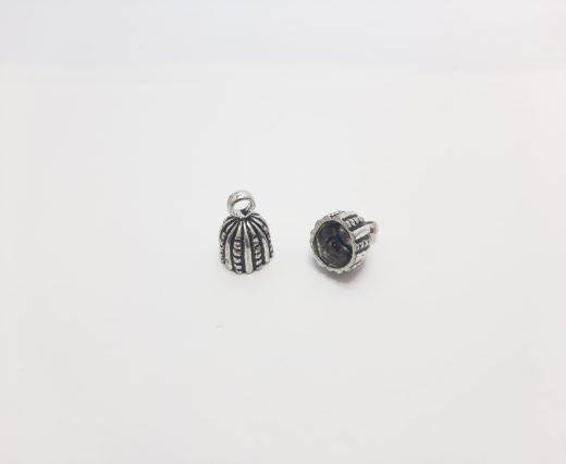 Antique Silver Plated beads - 44137