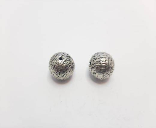 Antique Silver Plated beads - 44139