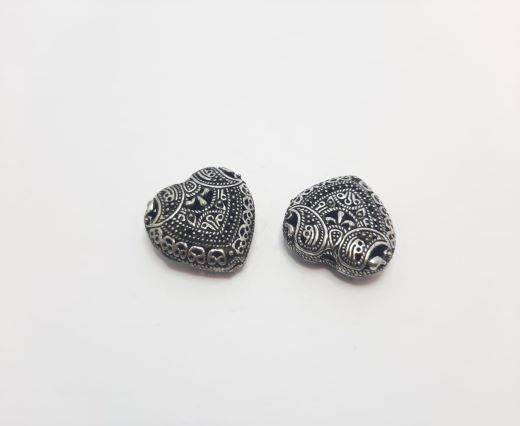 Antique Silver Plated beads - 44141