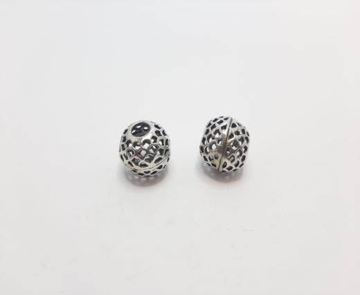 Antique Silver Plated beads - 44145