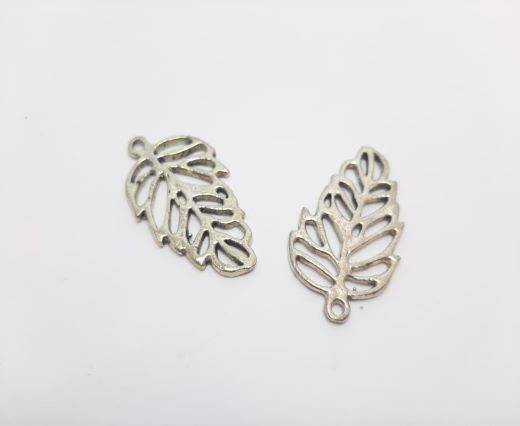 Antique Silver Plated beads - 44152