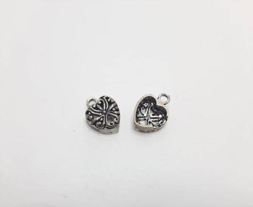 Antique Silver Plated beads - 44156