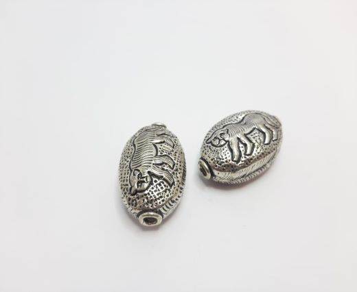 Antique Silver Plated beads - 44160