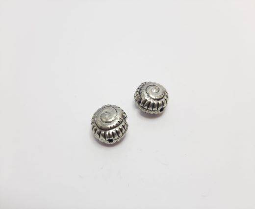 Antique Silver Plated beads - 44163