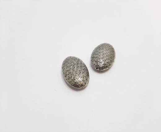 Antique Silver Plated beads - 44169