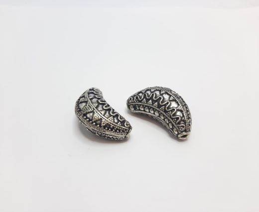 Antique Silver Plated beads - 