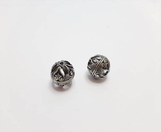 Antique Silver Plated beads - 44178