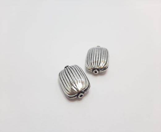 Antique Silver Plated beads - 44184