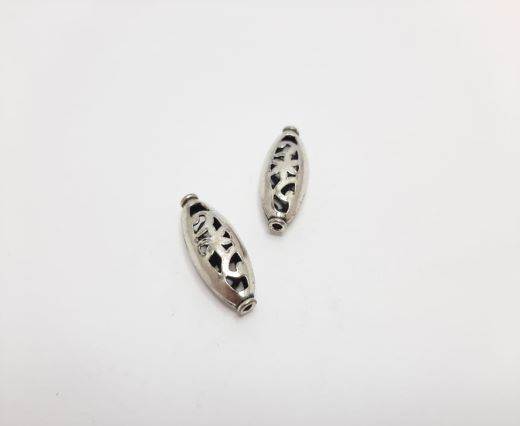 Antique Silver Plated beads - 44191