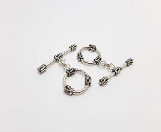 Antique Silver Plated beads - 44196