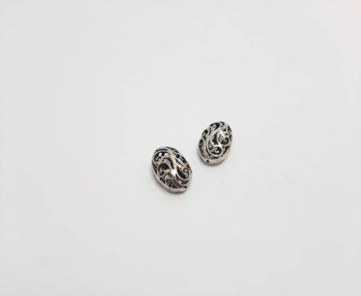 Antique Silver Plated beads - 44197