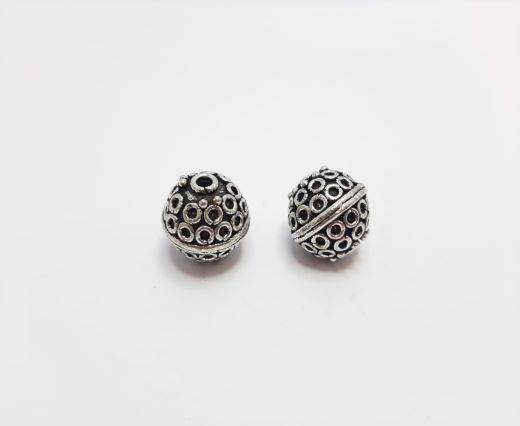 Antique Silver Plated beads - 44201