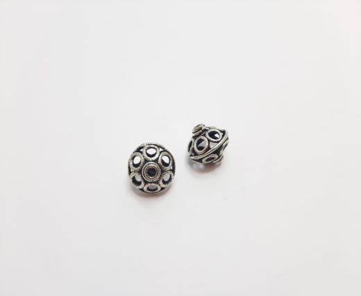 Antique Silver Plated beads - 44205