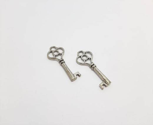 Antique Silver Plated beads - 44212