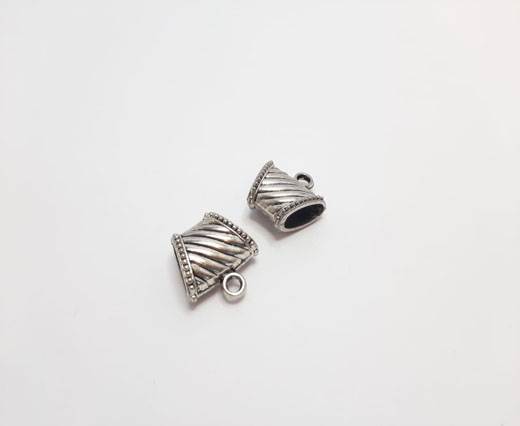Antique Silver Plated beads - 44215