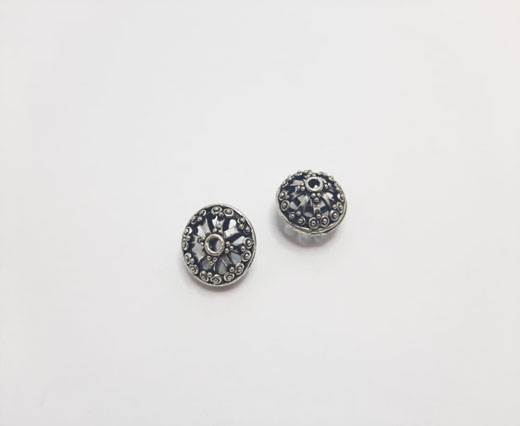 Antique Silver Plated beads - 44219