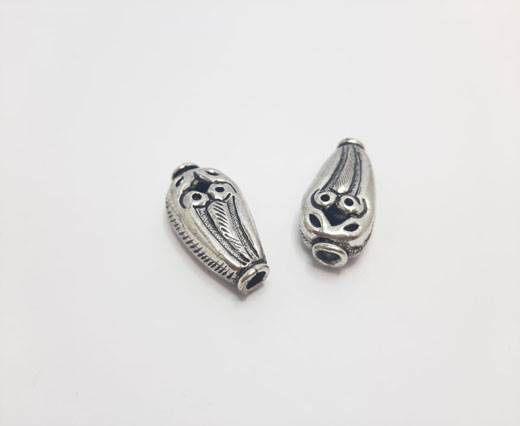 Antique Silver Plated beads - 44222