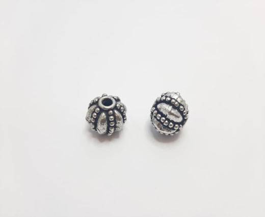 Antique Silver Plated beads - 44224