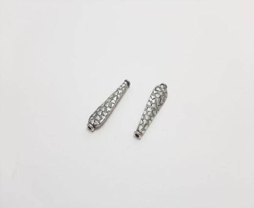 Antique Silver Plated beads - 44225