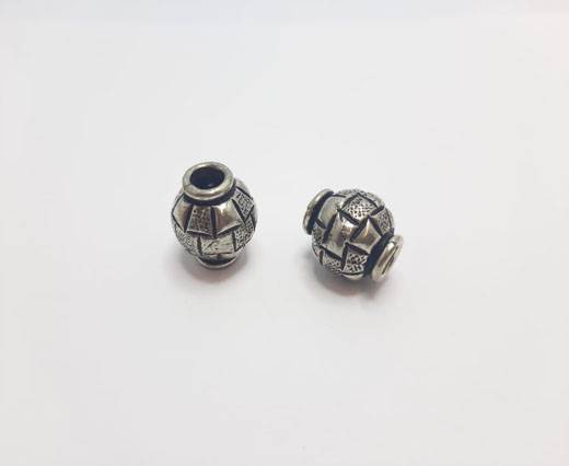 Antique Silver Plated beads - 44227