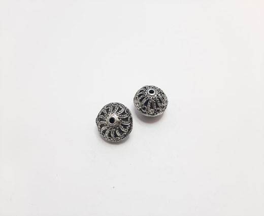 Antique Silver Plated beads - 44232
