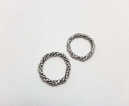 Antique Silver Plated beads - 44248