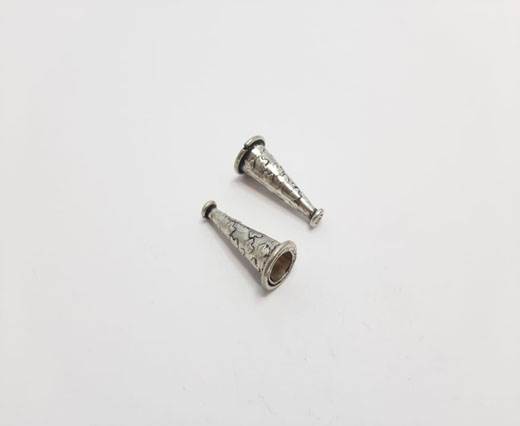 Antique Silver Plated beads - 44251