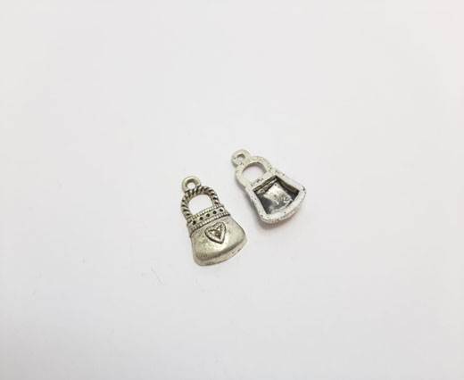 Antique Silver Plated beads - 44255