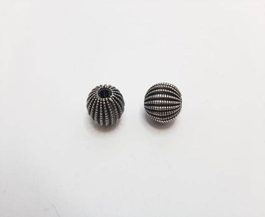 Antique Silver Plated beads - 44257