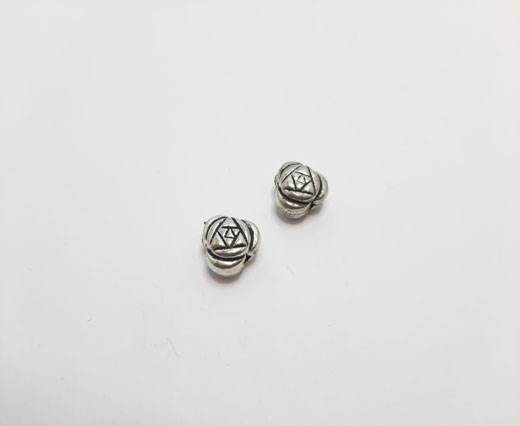 Antique Silver Plated beads - 44258