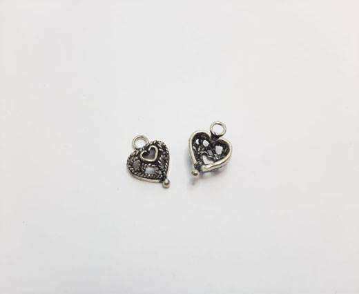 Antique Silver Plated beads - 44263